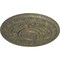Ekena Millwork Tellson Ceiling Medallion (Fits Canopies up to 6 3/4"), 30 5/8"OD x 2 1/2"P, Witch Hazel Crackle CM30TEWHC - alternate 2
